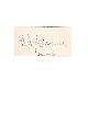  Hermance, William Ellsworth (born 1862)., Autograph: Calling Card Signed by Canoeist William Ellsworth Hermance.