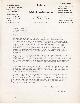  Karpman, Benjamin, M.D. (1886-1962. American psychiatrist who was critical of the treatment of criminals by the law and by medicine., Typed Letter to Psychiatrist and Criminology Expert Arthur N. Foxe Signed by Psychiatrist Benjamin Karpman, Editor of Archives of Criminal Psychodynamics.