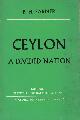  Farmer, B. H.,  Ceylon; A Divided Nation.