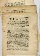  , Drei gedruckte Verträge des Barock [Text Französisch].