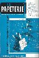  GOBERT G., La Papeterie Revue Mensuelle Technique Et Commerciale 83 Annee, Decembre 1961, No. 12