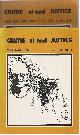 DANDURAND YVON, Crime Et/and Justice Vol 4, No 1, May. Mai, Vol. 4, Nos 2-3 Aug - Nov, Aout Nov