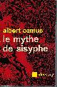  CAMUS ALBERT, Le Mythe de Sisyphe