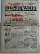  Deutsche Woche, 2. Jahrgang 1952, Nr. 39, (24. September): Rheinüberflutung vorbereitet. Holländischer Staudamm gegen Deutschland - Überschwemmungen im Verteidigungsplan