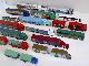  Modell-Autos, Sammlung von 13 LKW/Trucks und 3 Bussen (davon 2 von Dickie Spielzeug)