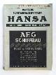  Hansa, Deutsche Schiffahrtszeitschrift, Hamburg, 1. Januar 1938 - 75. Jahrgang; Nr. 1