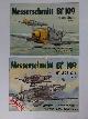  Beaman, John R. / Campbell, Jerry L. / Greer, Don (Illustrator), Messerschmitt Bf 109 in Action, Part 1 and Part 2. Zusammen 2 Hefte