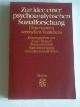 3596267889 Belgrad, Jürgen/Görlich, Bernard/König, Hans D/Schmid-Noerr, Gunzelin (Hrsg.), Zur Idee einer psychoanalytischen Sozialforschung. Dimensionen szenischen Verstehens. Alfred Lorenzer zum 65. Geburtstag
