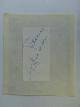  (Hoffmann, Benno), Original Autogramm auf Papierausschnitt