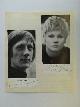 (Autographen), Silvana Sansoni, Raimund Gensel - Original Autogramme auf Bildausschnitten