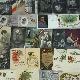  (Propaganda Erster Weltkrieg), 39 deutsche Postkarten mit Versen und Parolen, meist als Feldpost gelaufen. Briefstempel der 1. Kompanie, 4. Landsturm-Infanterie-Reserve-Bataillion, Oldenburg X. 21