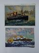  (Norddeutscher Lloyd Bremen), 2 Ansichtskarten