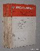  HIGH COMMISSIONER FOR INDONESIA, THE HAGUE,,  Weekly Economic Review of the Office of the High Commissioner for Indonesia, Economic department, The Hague, nos. 120-170, 9th Jan. - 30th Dec. 1954.