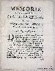  CASTEL MONCAYO, MARQUIS VAN,,  Memorie, gepresenteerd aan de Heeren Staten Generaal, door den Marquis van Castel Moncayo, envoyé extraordinaris van Spagne. In den Hage den 3 May 1684.