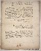  SAINCT DISDIER, [ALEXANDRE LIMOJON DE],,  Extract uyt seecker brief van monsieur de Sainct Disdier aen monsieur de Mesmes. + Extract uyt seeckeren brief aen M. de Mesmes, 9 Jan. 1684  + Extract uyt seecker Brief van Pere Limojon, aen le reverend Pere Grenier, tot Marseille, a la Haye le 2 Janvier 1684.