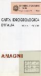  --, Carta Geologica d'Italia. F°389. Anagni (idrogeologico).