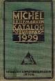  --, Michel Briefmarken Katalog Europa 1929.