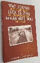  FLAP, HENK & MARNIX KROES, RED.,, Wat toeval leek te zijn, maar niet was. De organisatie van de jodenvervolging in Nederland.