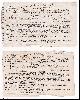  1843-45, West Middlesex Company, Water Rent Receipts, dated 1843 & 1845, paid to the West Middlesex Company. Two printed receipts, each about 4 x 6.5 inches, completed in ink.