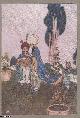  Edmund Dulac, Edmund Dulac: No sooner had the monarch seen them. An original colour print, c.1907 from the work Arabian Nights.