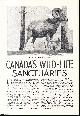  J.J. Baker, Canada's Wild-Life Sanctuaries. An uncommon original article from the Wide World Magazine, 1935.