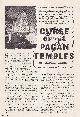  MYANMAR : BURMA, Curse of the Pagan Temples in Myanmar (Burma). By Stephen Laing. An uncommon original article from the Wide World Magazine, 1957.
