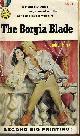  FOX, GARDNER F., The Borgia Blade