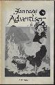  FANTASY ADVERTISER (JULIAN PARR), Fantasy Advertiser: November, Nov. 1950