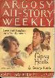  ARGOSY (GEORGE NOBLE; EDGAR FRANKLIN; ELIZABETH YORK MILLER; KENNETH PERKINS; DAVID FOX; STEPHEN ALLEN REYNOLDS; JOHN NEEDBY; JACK BECHDOLT; LOUIS WEADOCK; LYON MEARSON; VICTOR THADDEUS; VANCE CUSTER; GEORGE B. BOWERS), Argosy All-Story Weekly: November, Nov. 26, 1921