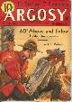  ARGOSY (J. ALLAN DUNN; H. M. SUTHERLAND; MALCOLM WHEELER-NICHOLSON; WILLIAM MERRIAM ROUSE; FRANK H. SHAW; STOOKIE ALLEN; EDMOND DU PERRIER; FRANK L. PACKARD; WALT COBURN; F. V. W. MASON), Argosy Weekly: October, Oct. 28, 1933 ("the Purple Ball"; "Sons of Gun Fighters")