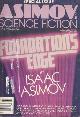  ASIMOV'S (GERRY MOONEY; MARTIN GARDNER; ISAAC ASIMOV; PAT CADIGAN; JAYGE CARR; PETER PAYACK; BOB SHAW; HOPE ATHEARN; DENNIS TAKESAKO; JAMES CORRICK), Isaac Asimov's Science Fiction: December, Dec. 1982 ("Foundation's Edge")