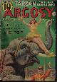  ARGOSY (RICHARD WORMSER; KENNETH B. COLLINGS; FRANK RICHARDSON PIERCE; EDGAR RICE BURROUGHS; STOOKIE ALLEN; M. R. MONTGOMERY; BENNETT FOSTER; C. S. FORESTER), Argosy Weekly: March, Mar. 26, 1938 ("the Red Star of Tarzan"; "Ship of the Line")