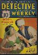  DETECTIVE FICTION WEEKLY (T. T. FLYNN; VICTOR MAXWELL; MILO RAY PHELPS; SEWELL PEASLEE WRIGHT; WILLIAM EDWARD HAYES; DONALD BARR CHIDSEY; MAX BRAND; JAMES W. BOOTH; PAUL BERDANIER; GLENN GARRISON; RICHARD HOADLEY TINGLEY; M. E. OHAVER), Detective Fiction Weekly: March, Mar. 31, 1934