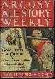  ARGOSY (ARTHUR PRESTON HANKINS; RUFUS KING; EDGAR FRANKLIN; CHARLES ALDEN SELTZER; RONALD PRINCE; GEORGE L. BRENN; FRANK E. CARSON; F. ST. MARS; ERIC HOWARD; FRED MACISAAC; WALTER A. SINCLAIR; ARTHUR LOCKWOOD), Argosy All-Story Weekly: February, Feb. 14, 1925 ("Gold from the Canyon"; "North Star"; "Valley of the Stars")