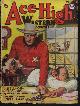  ACE-HIGH WESTERN (WAYNE D. OVERHOLSER; RULAND WALTNER; ZELLA PEARSOL; GUNNISON STEELE; JACK SUTHERLAND; ENNEN REAVES HALL; H. HOWARD LANE; JOHN C. ROPKE; ROBBINS & WAGGENER), Ace-High Western Stories: October, Oct. 1946