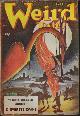  WEIRD TALES (MERLE CONSTINER; E. EVERETT EVANS; MARY ELIZABETH COUNSELMAN; AUGUST DERLETH; MARGARET ST. CLAIR; TALBOT JOHNS; DAVID EYNON; HAROLD LAWLOR; DOROTHY QUICK; CLARENCE EDWIN FLYNN; LEE BROWN COYE), Weird Tales: July 1951