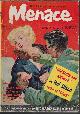  MANACE (RICHARD S. PRATHER; FRANK WARD; FLETCHER FLORA; HAL ELLSON; RICHARD DEMING; JACK WEBB; HARRISON COULTER; DAVID R. SAUNDERS; TOM BEACH; EDWARD CLARK), Menace: November, Nov. 1954