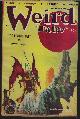  WEIRD TALES (THEODORE STURGEON; ALLISON V. HARDING; ROBERT BLOCH; STEPHEN GRENDON - AKA AUGUST DERLETH; CARL JACOBI; MALCOLM KENNETH MURCHIE; SEABURY QUINN; ERIC FRANK RUSSELL; DOROTHY QUICK), Weird Tales: November, Nov. 1948