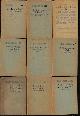  MIRIAM ALLEN DEFORD; ISAAC GOLDBERG; LEO MARKUN; JOHN MASON; NELSON E. ROSS; E. F. BENSON & BRANDER MATTHEWS; CLARICE CUNNINGHAM, Little Blue Books: How to Write Telegrams Properly (459); Evolution Made Plain (467); a Short History of the CIVIL War (503); a Short History of the American Revolution (597); the Enjoyment of Rearing (897)Typewriting Self Taught (1009); More)