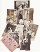  [KABUKI].,  [A collection of ten original post card photographs of Kabuki theatre actors]. Kabukiza 1928.