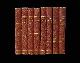  BRIAND, PIERRE CESAR:,  Les jeunes voyageurs en Asie, ou description raisonnée des divers pays compirs dans cette belle partie du monde. Contenant des détails sur le sol, les productions, les curiosités, les moeurs et coutumes des habitans, les hommes célèbres, et des anecdotes curieuses. Eight volumes. Paris, Hivert, 1829.