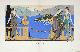  BARBIER, GEORGE:,  "Isola Bella". Robes du soie de Redfern. (Gazette de Bon Ton. No. 6. Juin 1914. - Pl. 57.) Paris, Lucien Vogel, 1914.