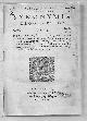  ORTELIUS, ABRAHAM:,  Synonymia geographica sive populorum, regionum, insularum, urbium, opidorum, montium, promontoriorum, silvarum, pontium, marium, sinuum, lacuum, paludum, fluviorum, fontium, &c. variae, pro auctorum traditionibus, saeculorum intervallis, gentumque idiomatis & migrationibus, appellationes & nomina. Antverpen, ex officina Christoper Plantin, 1578.