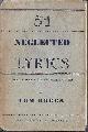 Boggs, Tom, ed., 51 Neglected Lyrics.
