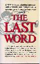 0233974741 Bridgeman, Harriet & Elizabeth Drury (ed.)., The Last Word.