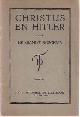  Boschma, Hilbrandt., Christus en Hitler.