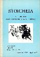  Schulte, Annelies & Rudi te Velde (redactie), Stoicheia: Tijdschrift voor Historische Wijsbegeerte.