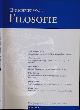  Breeur, Roland (hoofdred.)., Tijdschrift voor Filosofie 2017, nummer 1.