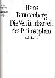 9783518582886 Blumenberg, Hans., Die Verführbarkeit des Philosophen.