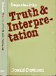 9780198750468 Davidson, Donald., Inquiries into Truth and Interpretation.